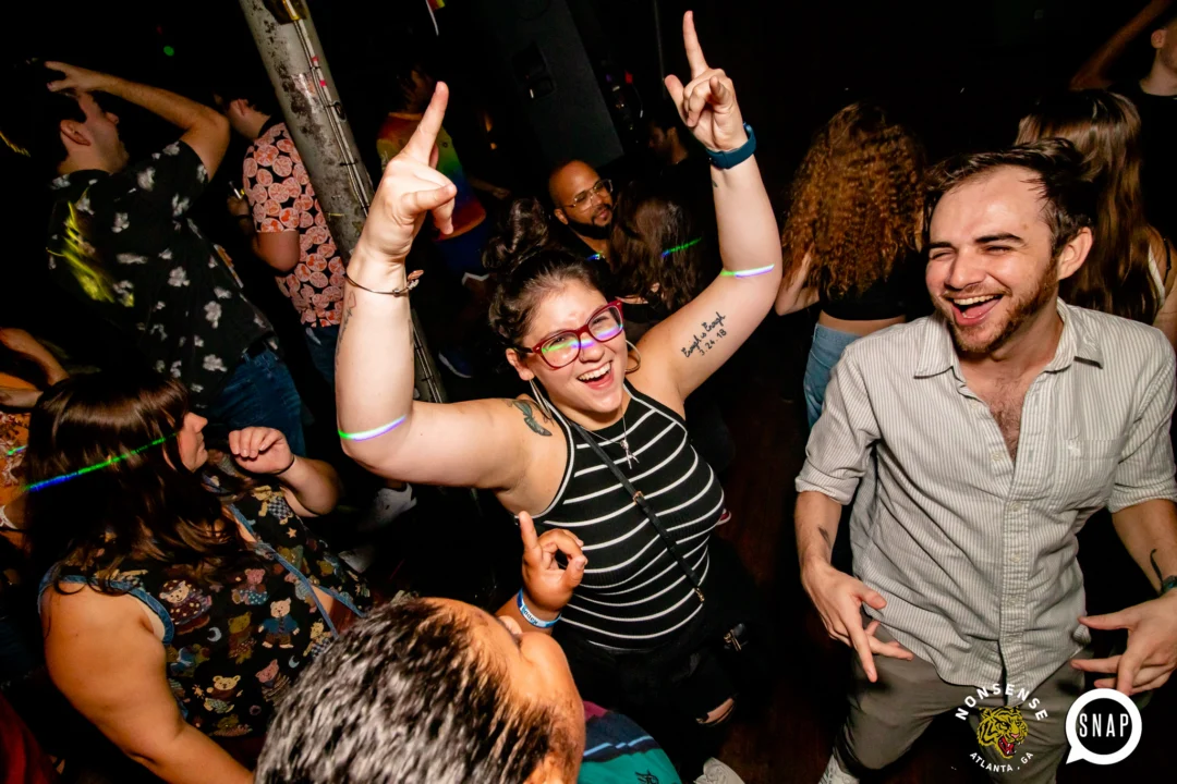 Hot Mess dance pop party - September 2023 - Atlanta's Dance Pop Party - Third Friday of every month at The Basement - Kimber is the DJ - Pics by Darcy for Oh Snap Kid