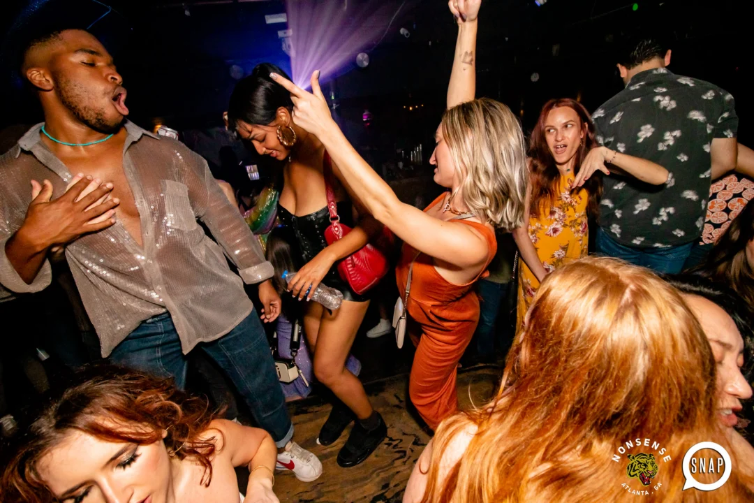 Hot Mess dance pop party - September 2023 - Atlanta's Dance Pop Party - Third Friday of every month at The Basement - Kimber is the DJ - Pics by Darcy for Oh Snap Kid