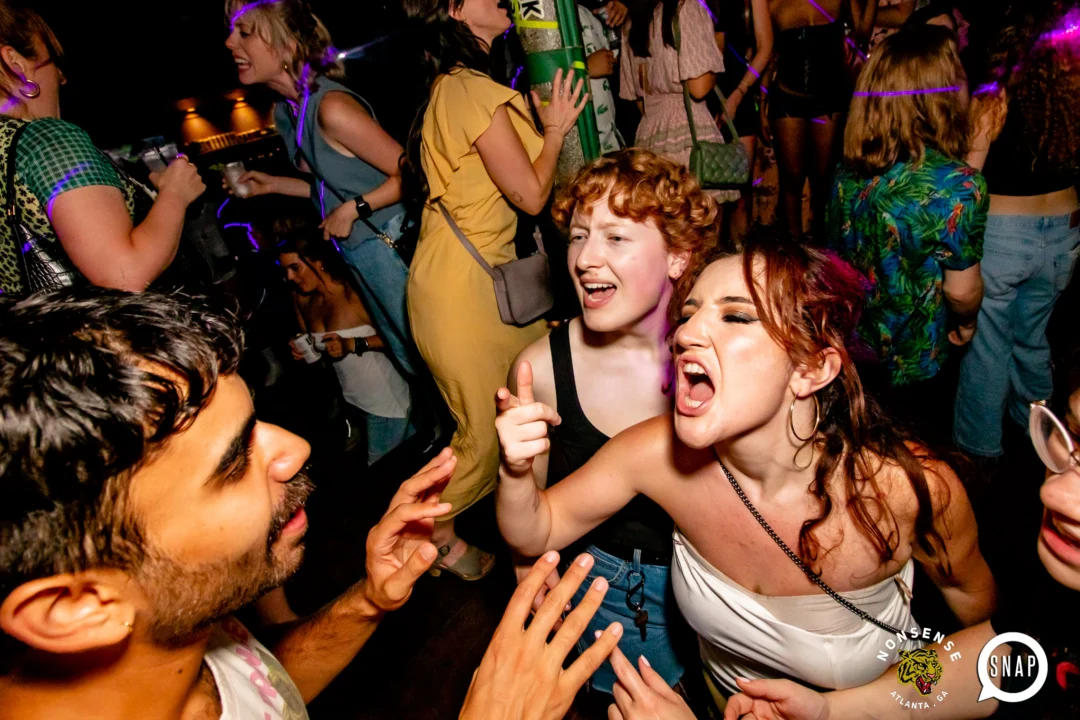Hot Mess dance pop party - September 2023 - Atlanta's Dance Pop Party - Third Friday of every month at The Basement - Kimber is the DJ - Pics by Darcy for Oh Snap Kid