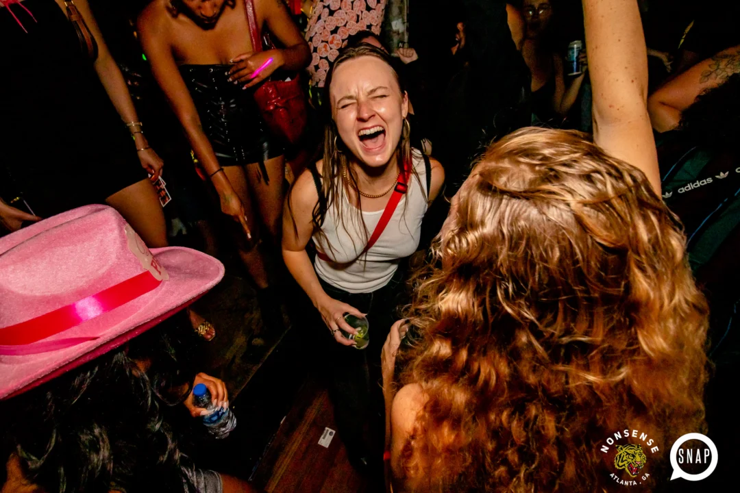 Hot Mess dance pop party - September 2023 - Atlanta's Dance Pop Party - Third Friday of every month at The Basement - Kimber is the DJ - Pics by Darcy for Oh Snap Kid