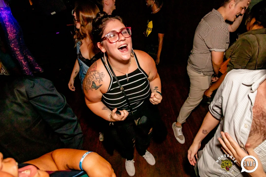 Hot Mess dance pop party - September 2023 - Atlanta's Dance Pop Party - Third Friday of every month at The Basement - Kimber is the DJ - Pics by Darcy for Oh Snap Kid