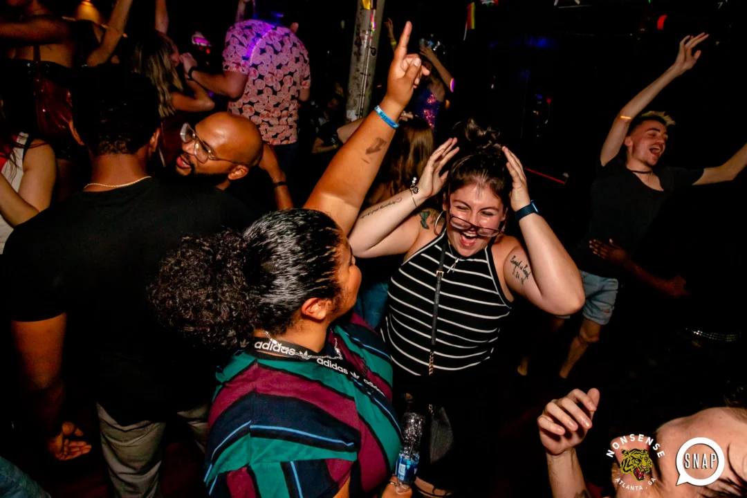 Hot Mess dance pop party - September 2023 - Atlanta's Dance Pop Party - Third Friday of every month at The Basement - Kimber is the DJ - Pics by Darcy for Oh Snap Kid