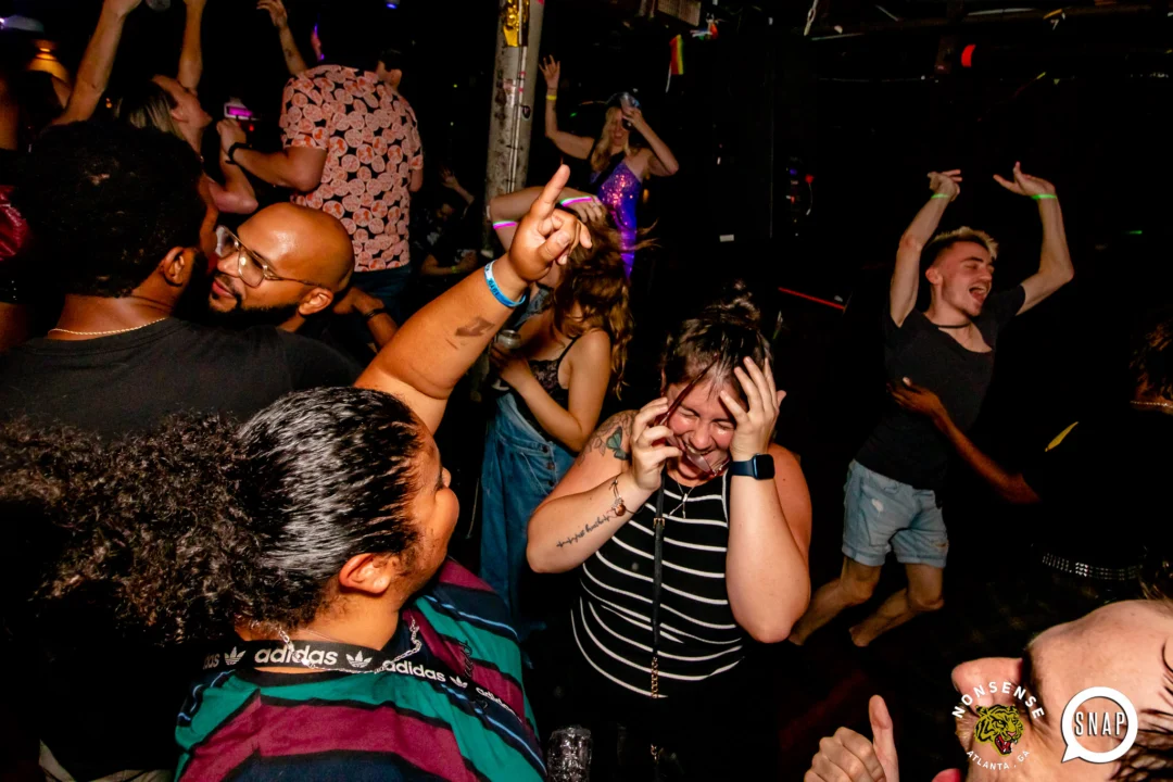 Hot Mess dance pop party - September 2023 - Atlanta's Dance Pop Party - Third Friday of every month at The Basement - Kimber is the DJ - Pics by Darcy for Oh Snap Kid