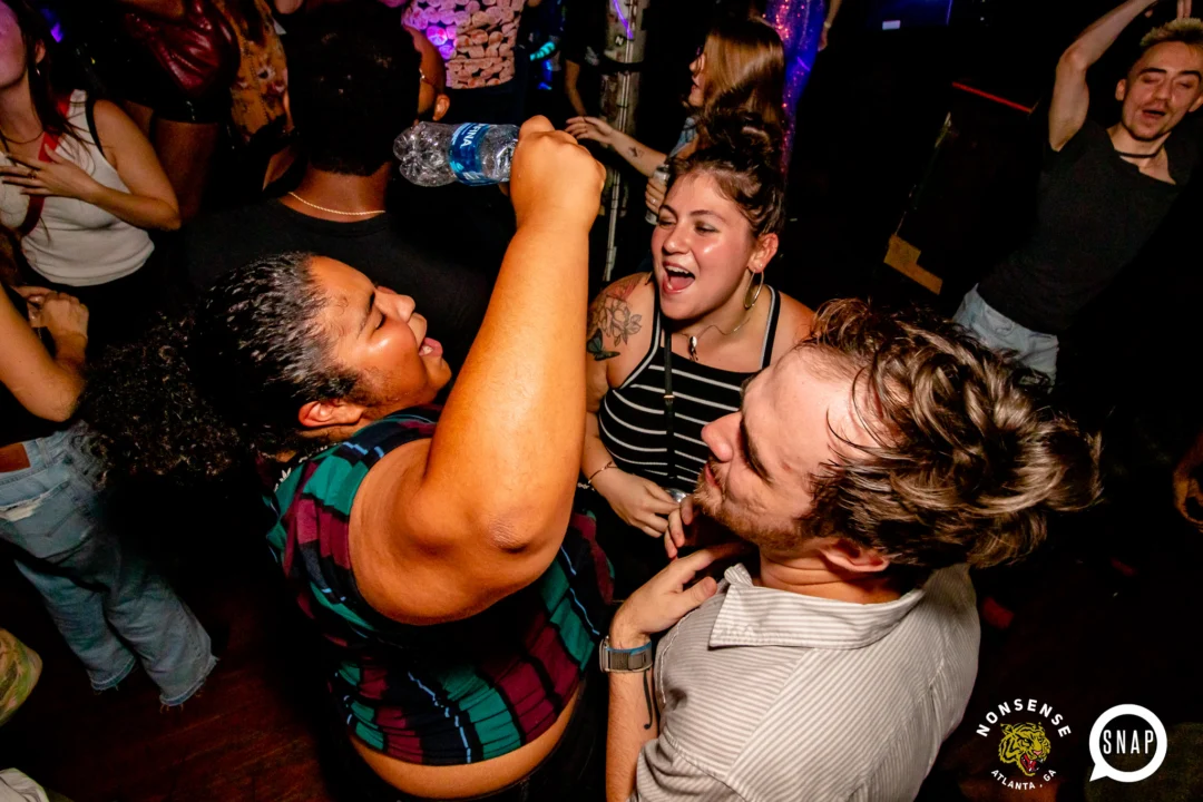 Hot Mess dance pop party - September 2023 - Atlanta's Dance Pop Party - Third Friday of every month at The Basement - Kimber is the DJ - Pics by Darcy for Oh Snap Kid