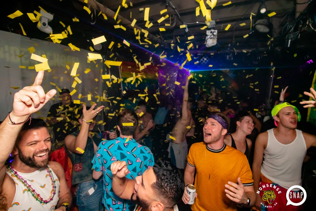 Heyday 80s dance party - ATL Pride edition - October 2023 - FIRST SATURDAY of every month @ The Basement - Pics: Darcy for Oh Snap Kid