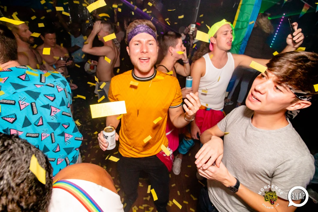 Heyday 80s dance party - ATL Pride edition - October 2023 - FIRST SATURDAY of every month @ The Basement - Pics: Darcy for Oh Snap Kid