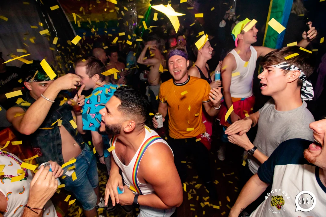 Heyday 80s dance party - ATL Pride edition - October 2023 - FIRST SATURDAY of every month @ The Basement - Pics: Darcy for Oh Snap Kid