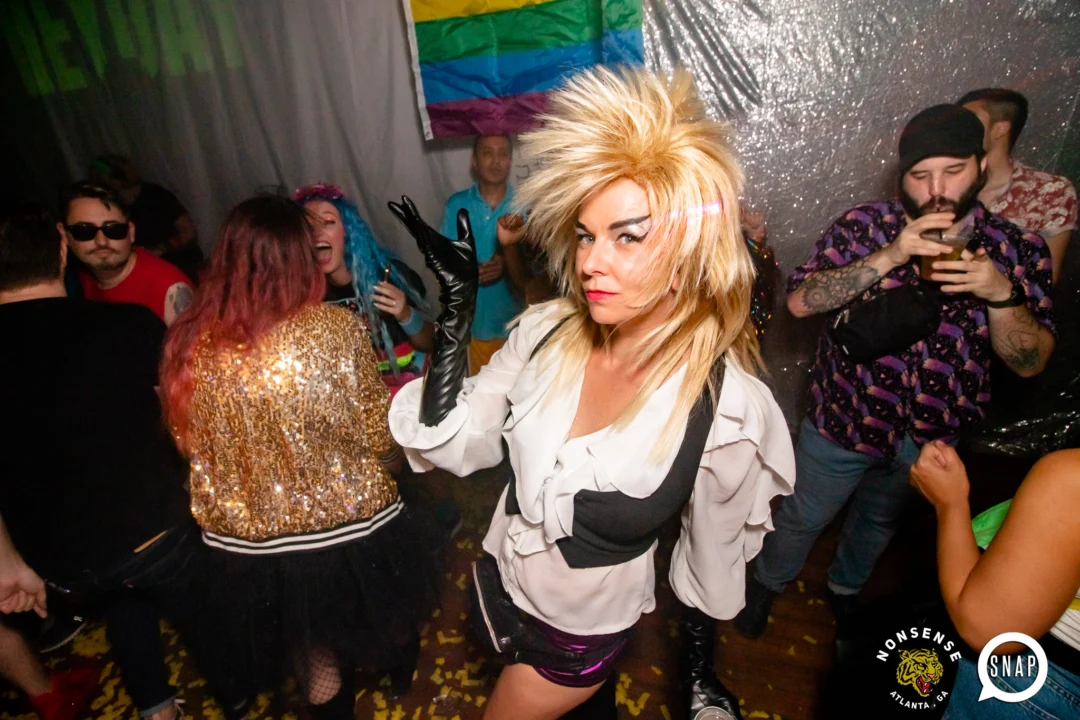 Heyday 80s dance party - ATL Pride edition - October 2023 - FIRST SATURDAY of every month @ The Basement - Pics: Darcy for Oh Snap Kid