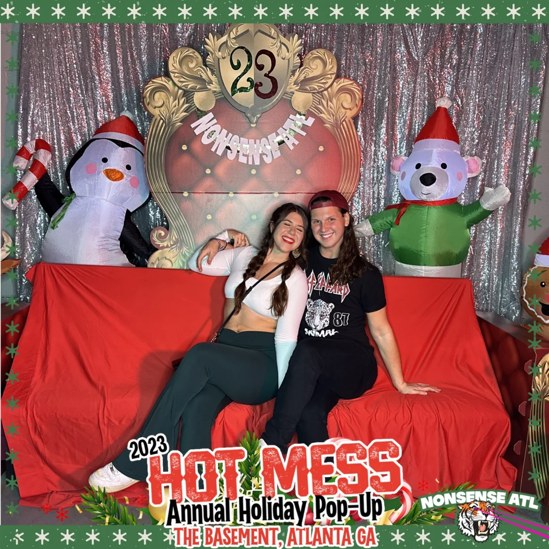 2023 HOT MESS Holiday Pop-up Santa Photos! Brought to you by Nonsense ATL!