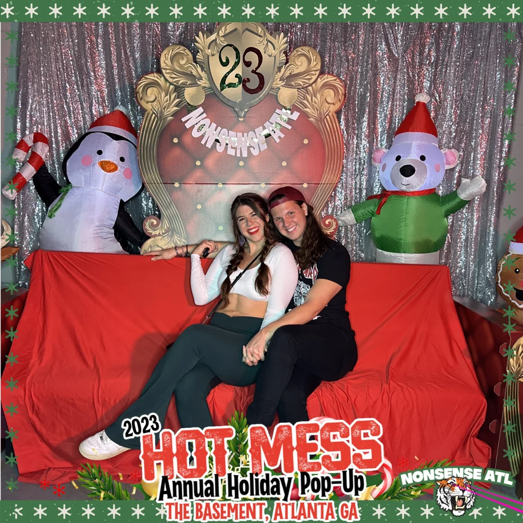 2023 HOT MESS Holiday Pop-up Santa Photos! Brought to you by Nonsense ATL!