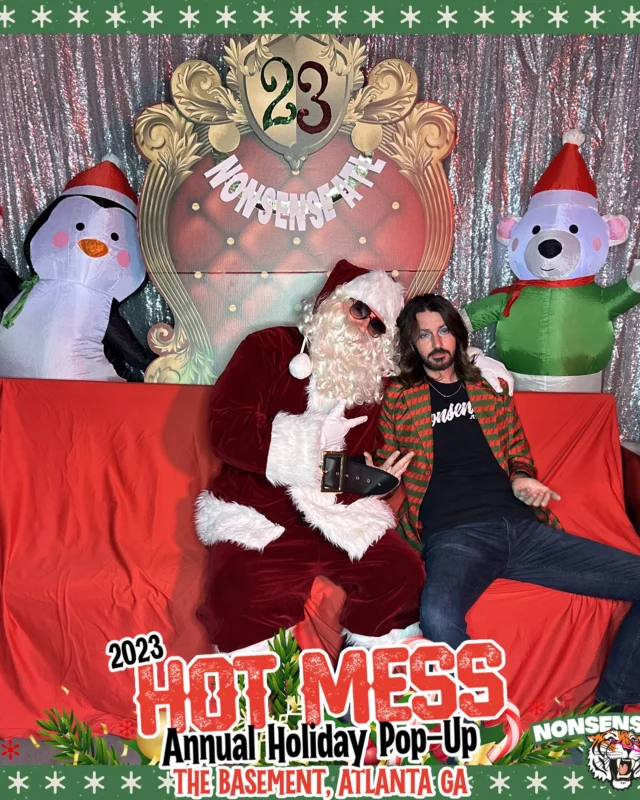 2023 HOT MESS Holiday Pop-up Santa Photos! Brought to you by Nonsense ATL!