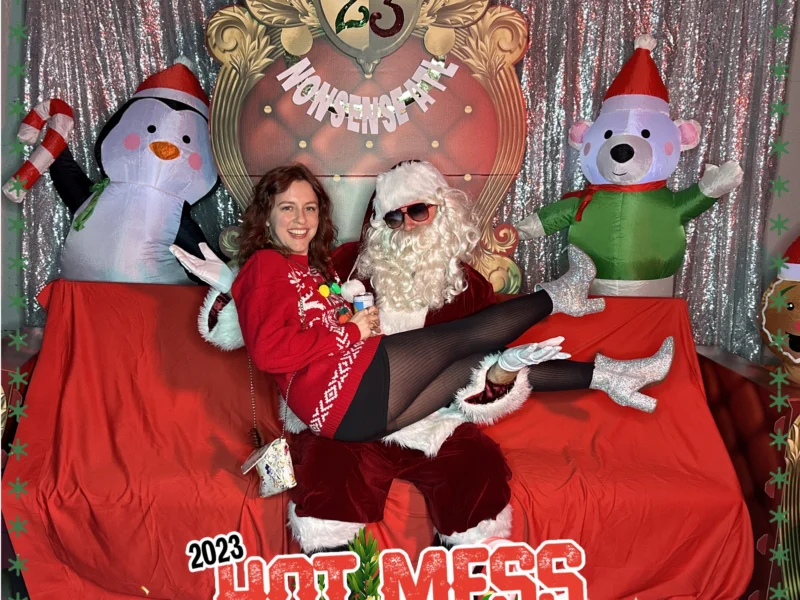 2023 HOT MESS Holiday Pop-up Santa Photos! Brought to you by Nonsense ATL!