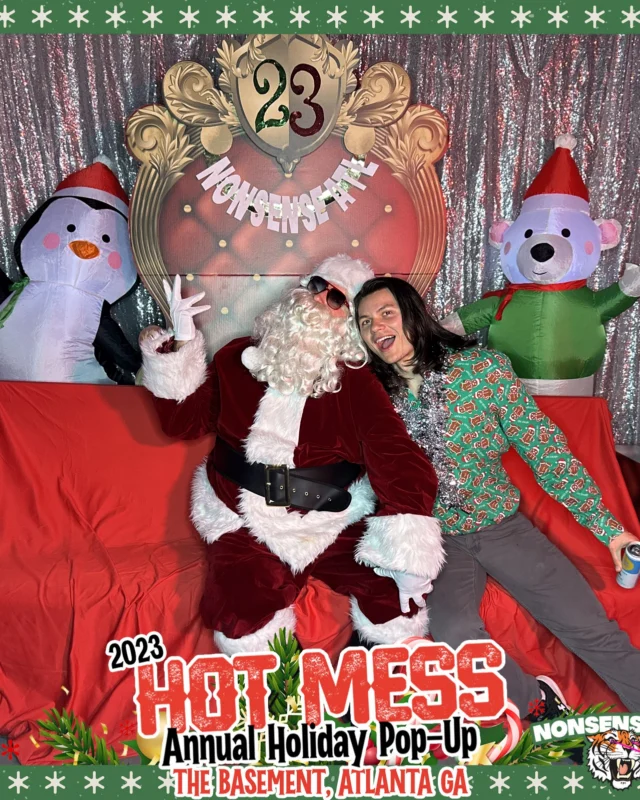 2023 HOT MESS Holiday Pop-up Santa Photos! Brought to you by Nonsense ATL!