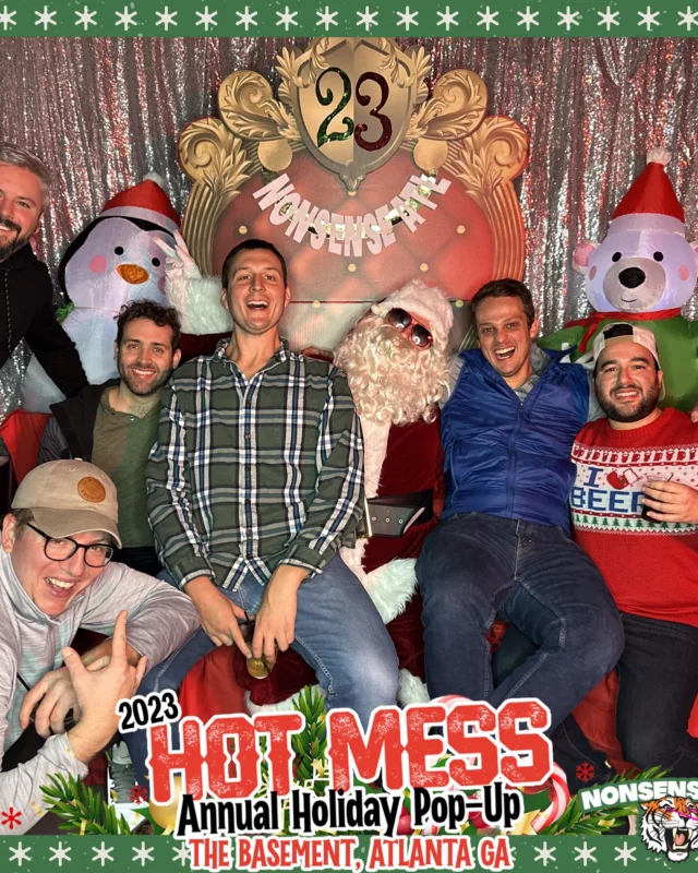 2023 HOT MESS Holiday Pop-up Santa Photos! Brought to you by Nonsense ATL!