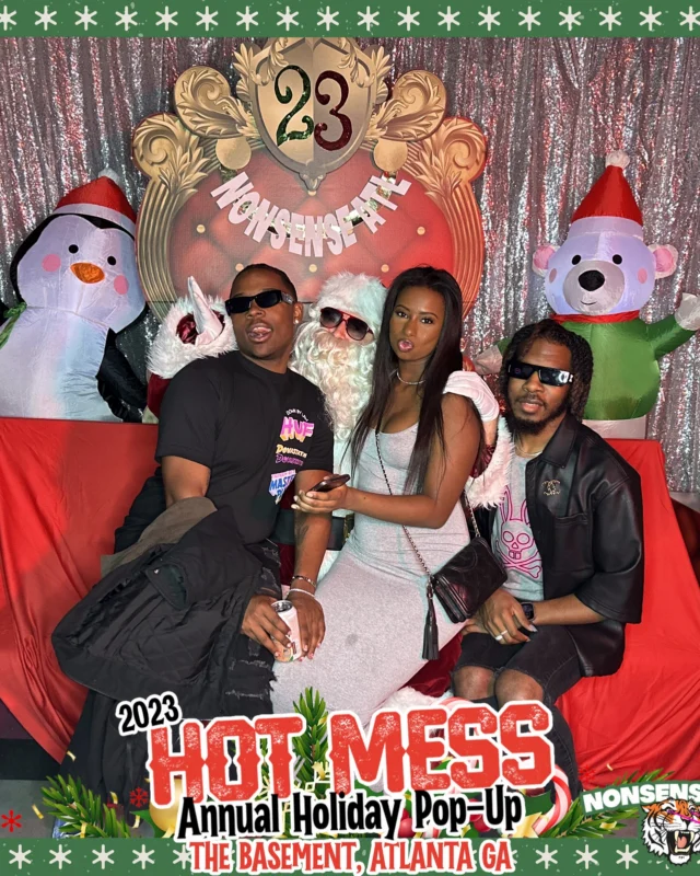 2023 HOT MESS Holiday Pop-up Santa Photos! Brought to you by Nonsense ATL!