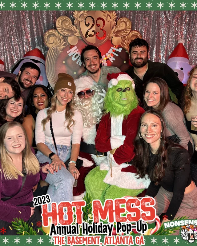 2023 HOT MESS Holiday Pop-up Santa Photos! Brought to you by Nonsense ATL!