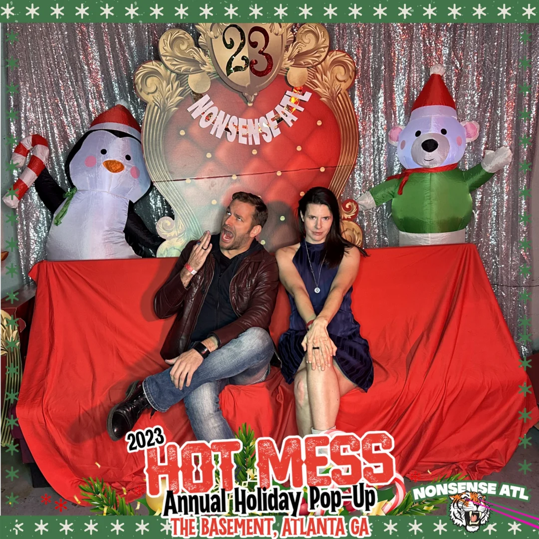 2023 HOT MESS Holiday Pop-up Santa Photos! Brought to you by Nonsense ATL!