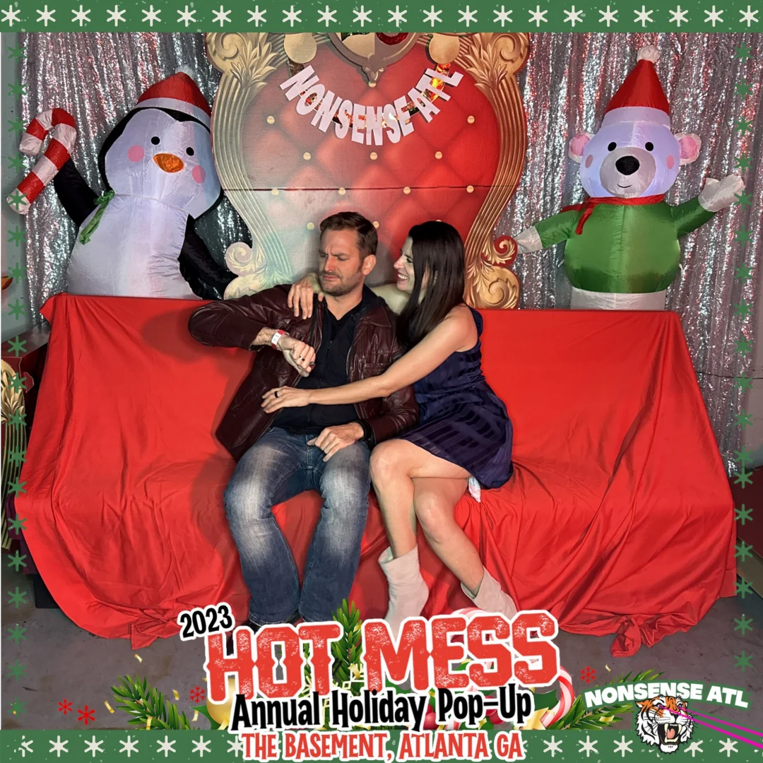 2023 HOT MESS Holiday Pop-up Santa Photos! Brought to you by Nonsense ATL!