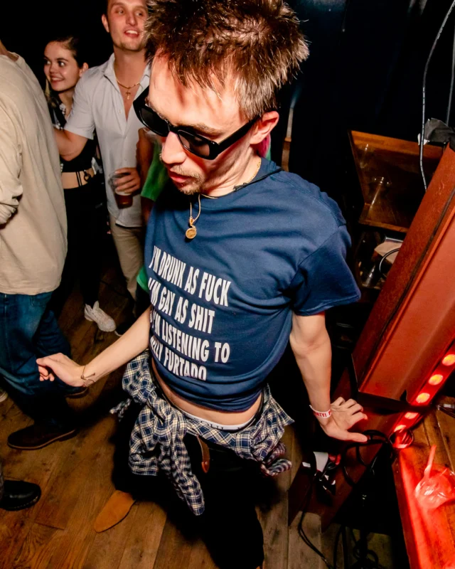 The final Indie Sleaze at Ammazza - December 2023 - Kimber was the DJ - Pics: @hellacurious for Oh Snap Kid