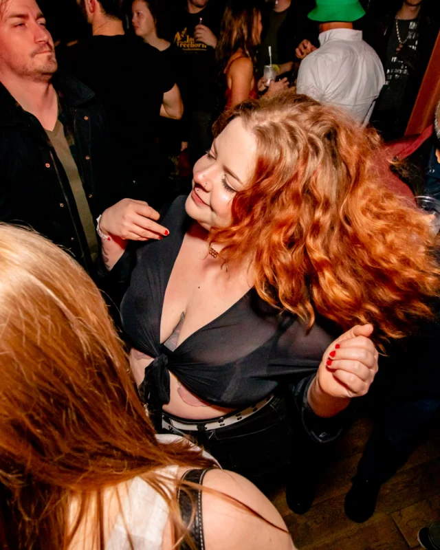 The final Indie Sleaze at Ammazza - December 2023 - Kimber was the DJ - Pics: @hellacurious for Oh Snap Kid