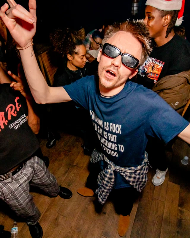 The final Indie Sleaze at Ammazza - December 2023 - Kimber was the DJ - Pics: @hellacurious for Oh Snap Kid
