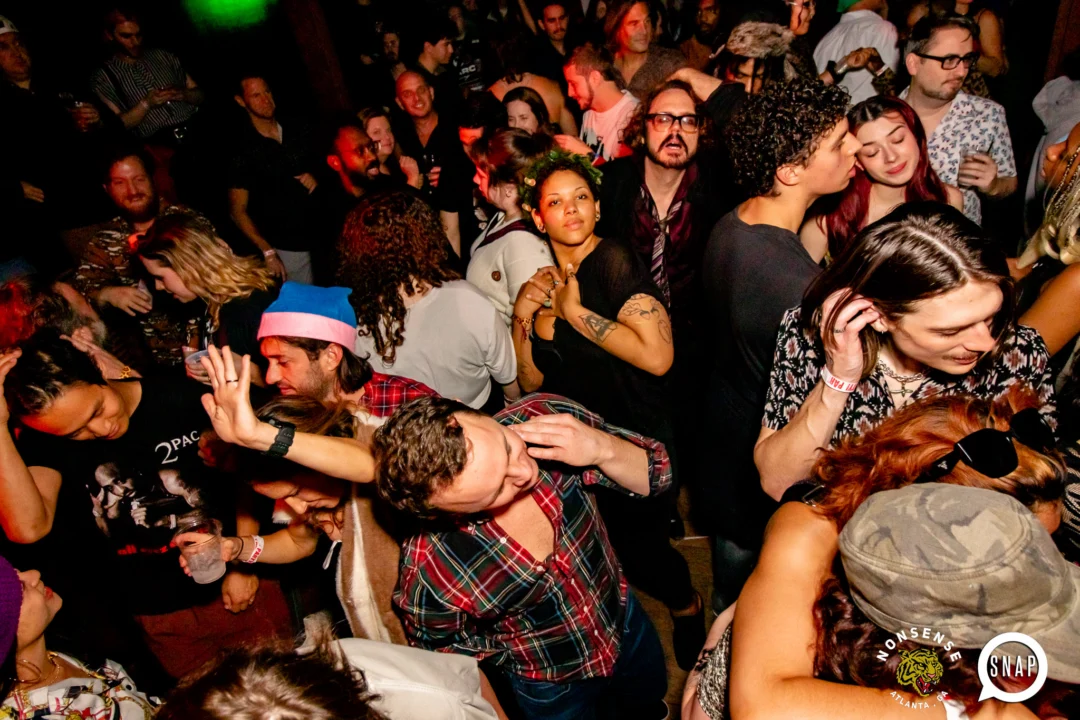 The final Indie Sleaze at Ammazza - December 2023 - Kimber was the DJ - Pics: @hellacurious for Oh Snap Kid