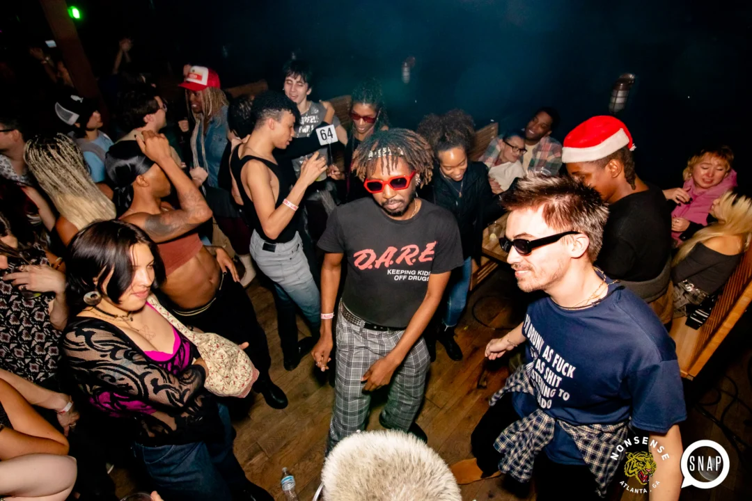 The final Indie Sleaze at Ammazza - December 2023 - Kimber was the DJ - Pics: @hellacurious for Oh Snap Kid