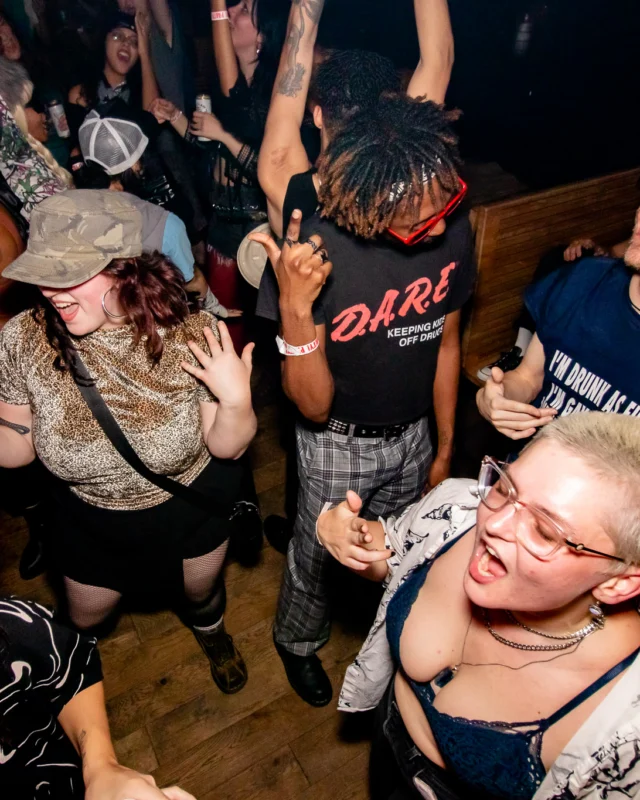 The final Indie Sleaze at Ammazza - December 2023 - Kimber was the DJ - Pics: @hellacurious for Oh Snap Kid