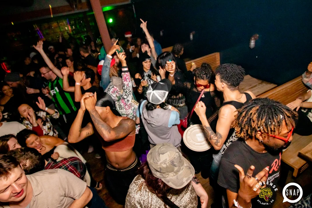 The final Indie Sleaze at Ammazza - December 2023 - Kimber was the DJ - Pics: @hellacurious for Oh Snap Kid