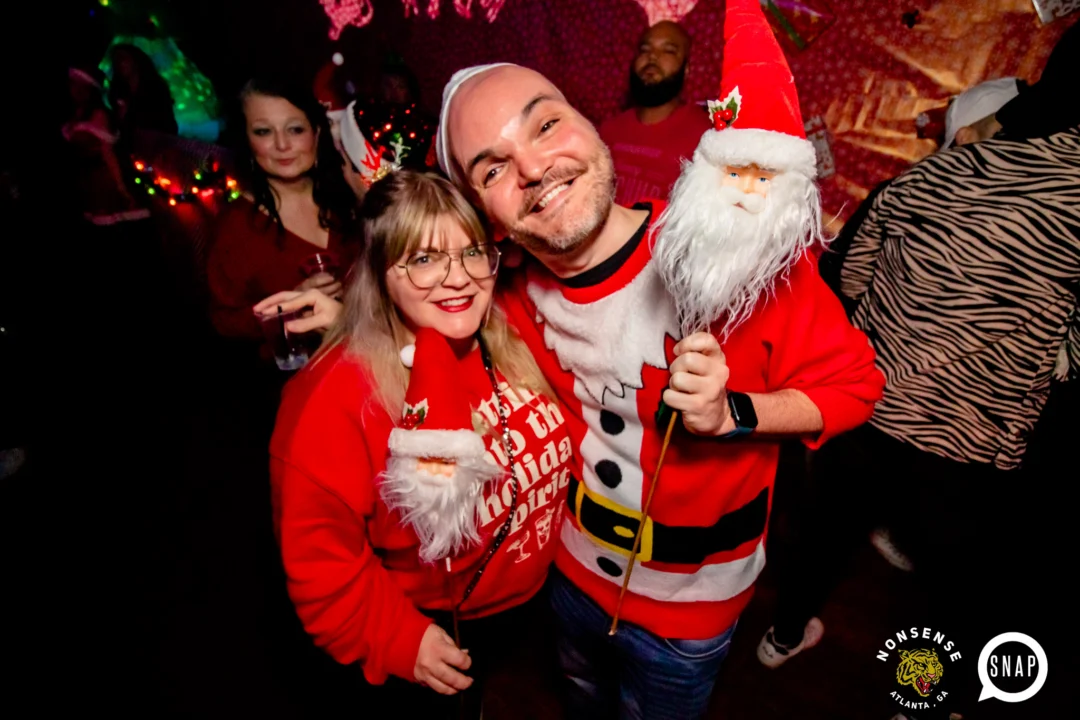 Nonsense Holiday Party 2023 - Kimber was the DJ - Pics: @hellacurious for Oh Snap Kid