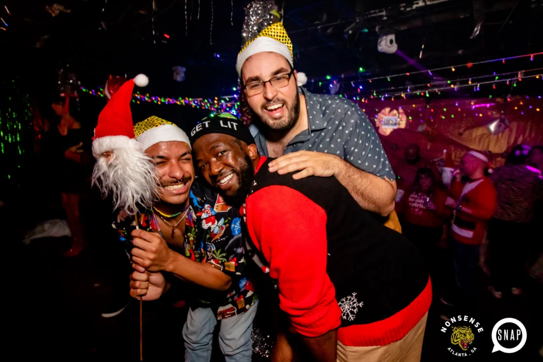 Nonsense Holiday Party 2023 - Kimber was the DJ - Pics: @hellacurious for Oh Snap Kid