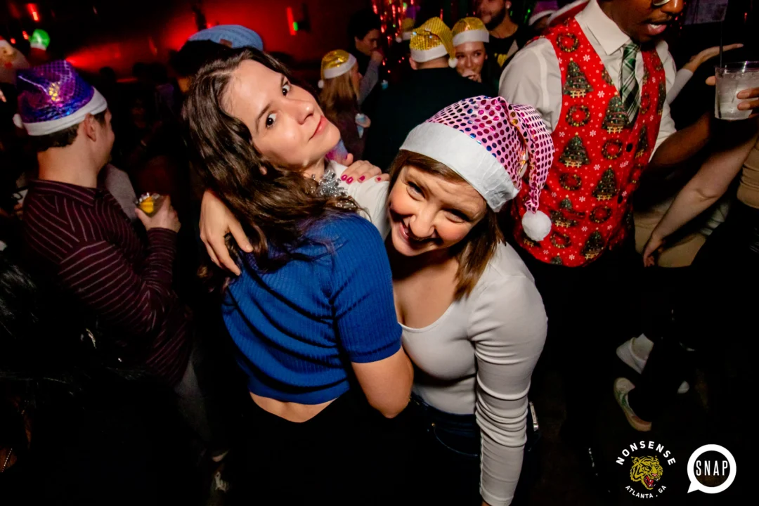 Nonsense Holiday Party 2023 - Kimber was the DJ - Pics: @hellacurious for Oh Snap Kid