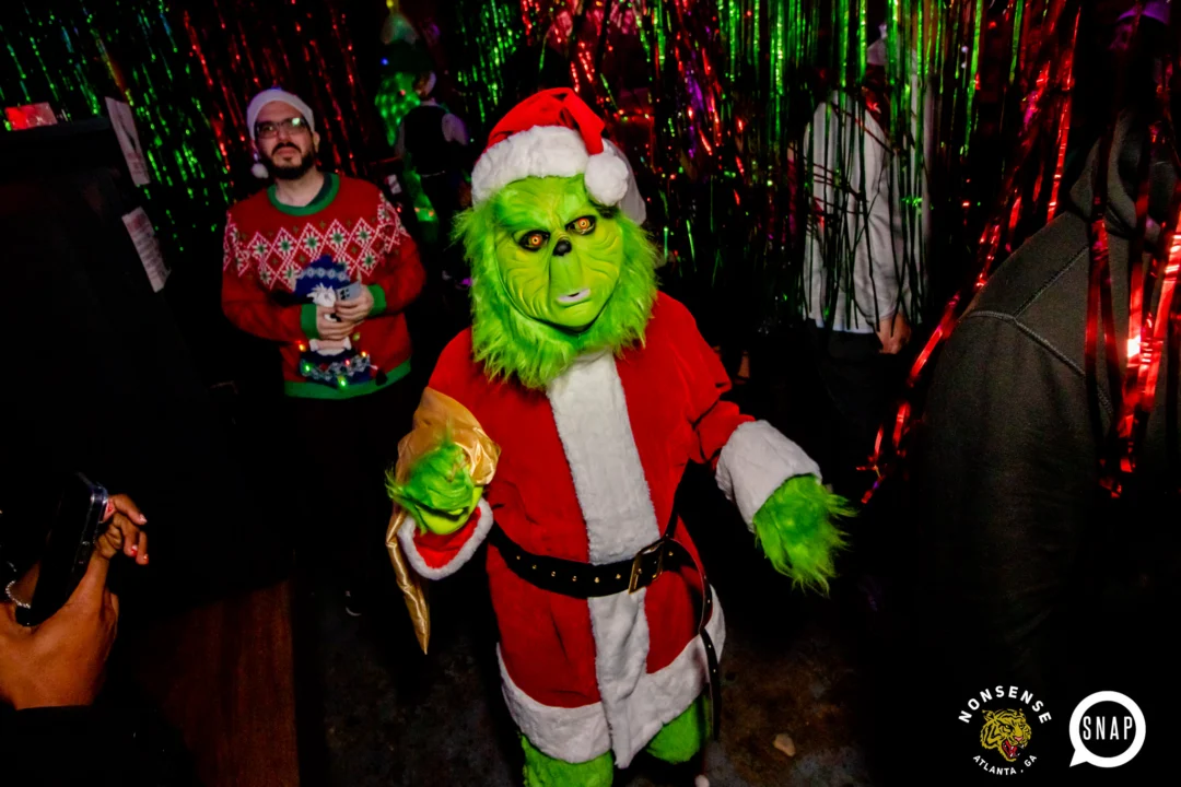 Nonsense Holiday Party 2023 - Kimber was the DJ - Pics: @hellacurious for Oh Snap Kid