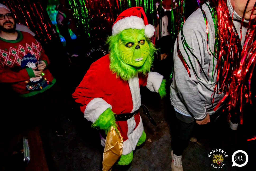 Nonsense Holiday Party 2023 - Kimber was the DJ - Pics: @hellacurious for Oh Snap Kid