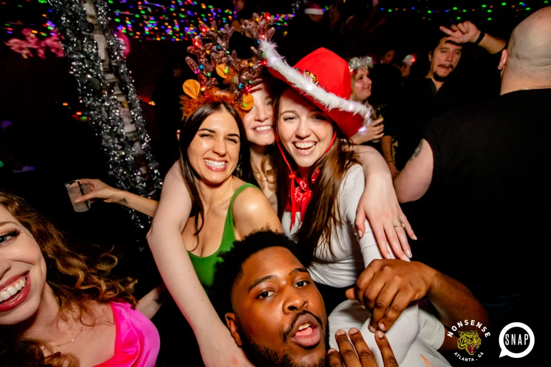 Nonsense Holiday Party 2023 - Kimber was the DJ - Pics: @hellacurious for Oh Snap Kid