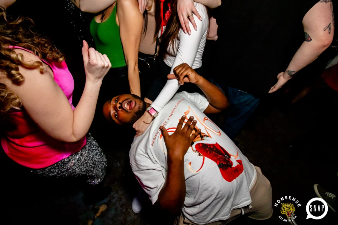 Nonsense Holiday Party 2023 - Kimber was the DJ - Pics: @hellacurious for Oh Snap Kid