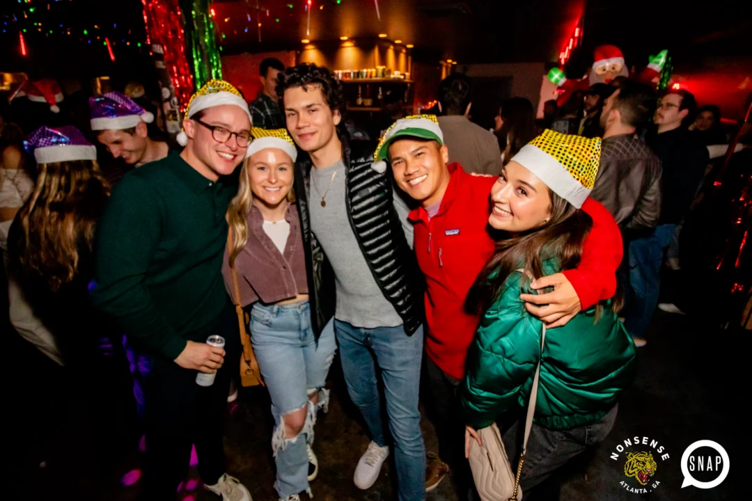 Nonsense Holiday Party 2023 - Kimber was the DJ - Pics: @hellacurious for Oh Snap Kid