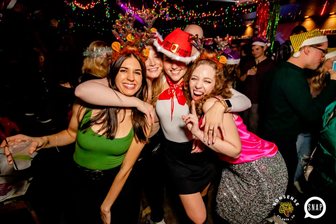 Nonsense Holiday Party 2023 - Kimber was the DJ - Pics: @hellacurious for Oh Snap Kid