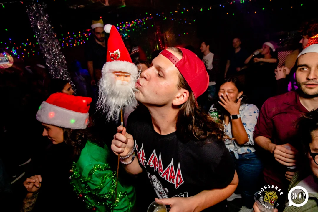 Nonsense Holiday Party 2023 - Kimber was the DJ - Pics: @hellacurious for Oh Snap Kid