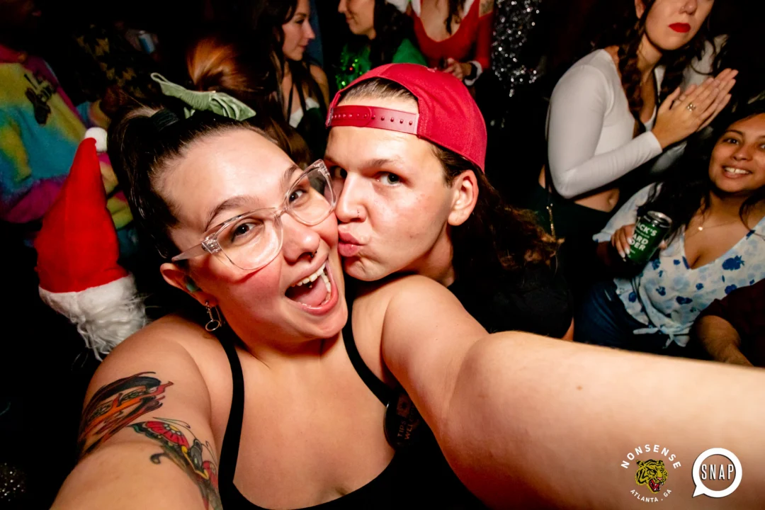 Nonsense Holiday Party 2023 - Kimber was the DJ - Pics: @hellacurious for Oh Snap Kid