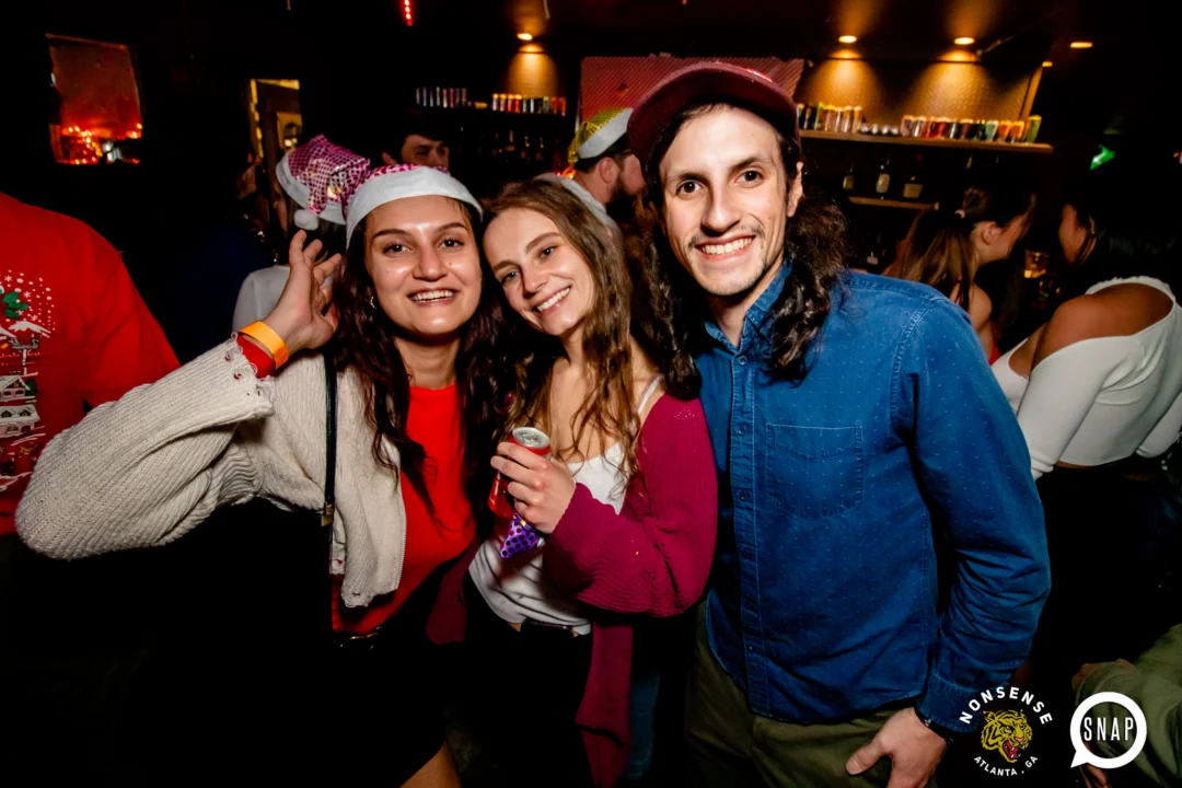 Nonsense Holiday Party 2023 - Kimber was the DJ - Pics: @hellacurious for Oh Snap Kid