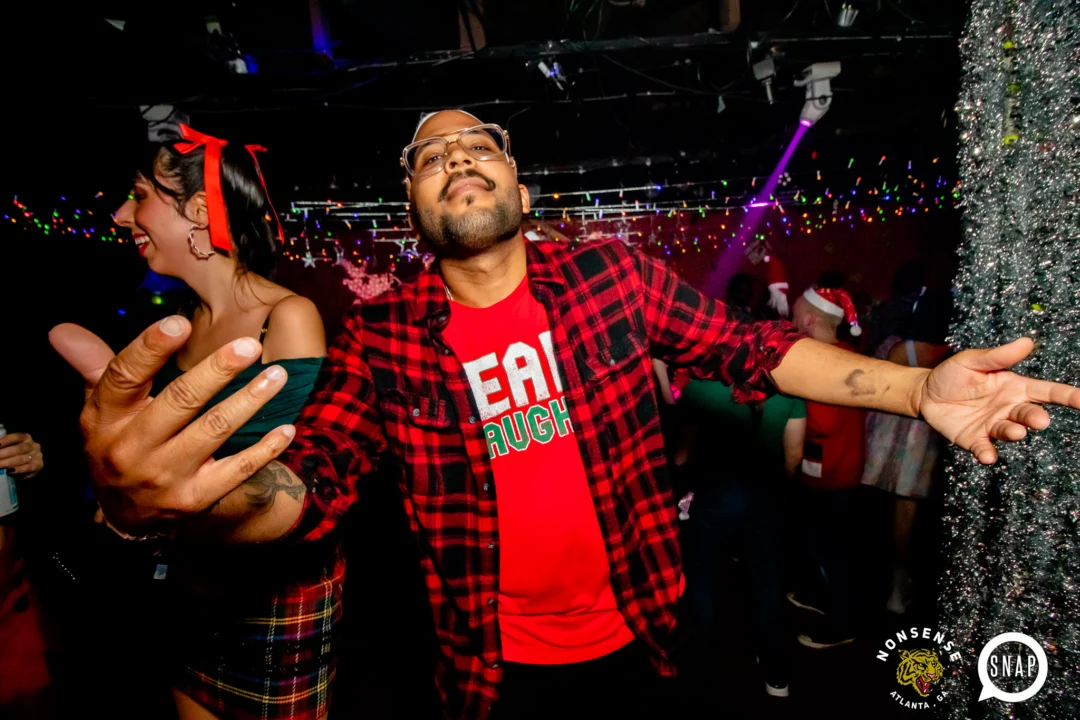 Nonsense Holiday Party 2023 - Kimber was the DJ - Pics: @hellacurious for Oh Snap Kid
