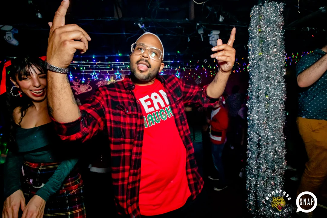 Nonsense Holiday Party 2023 - Kimber was the DJ - Pics: @hellacurious for Oh Snap Kid