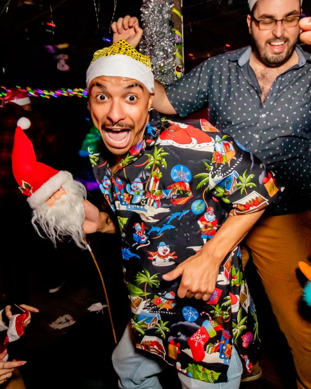 Nonsense Holiday Party 2023 - Kimber was the DJ - Pics: @hellacurious for Oh Snap Kid