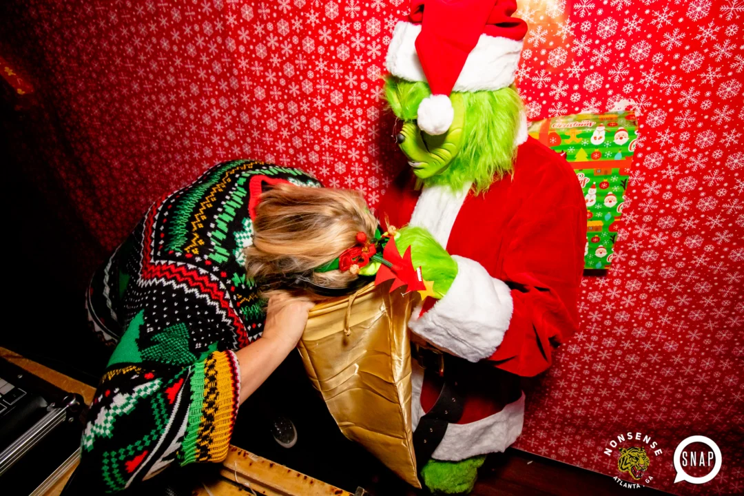 Nonsense Holiday Party 2023 - Kimber was the DJ - Pics: @hellacurious for Oh Snap Kid