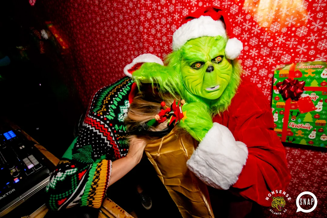 Nonsense Holiday Party 2023 - Kimber was the DJ - Pics: @hellacurious for Oh Snap Kid