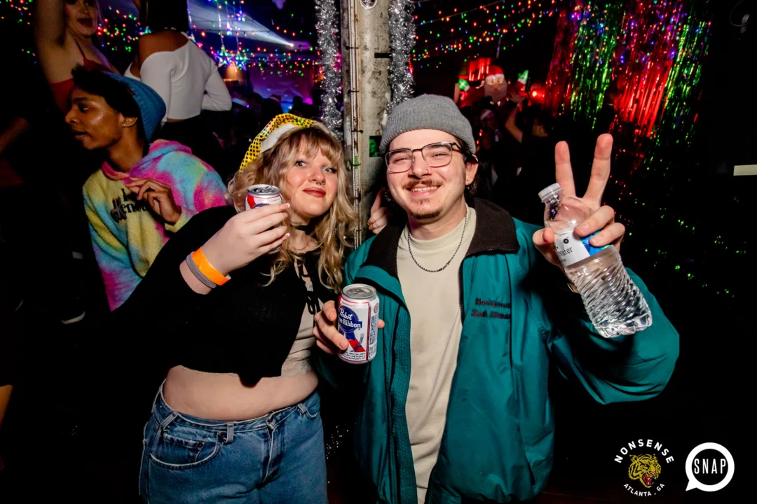 Nonsense Holiday Party 2023 - Kimber was the DJ - Pics: @hellacurious for Oh Snap Kid