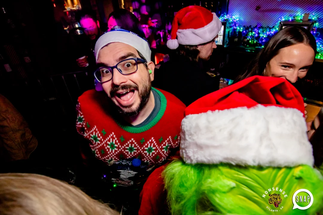 Nonsense Holiday Party 2023 - Kimber was the DJ - Pics: @hellacurious for Oh Snap Kid