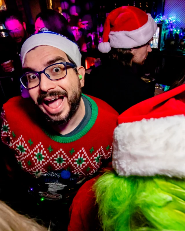 Nonsense Holiday Party 2023 - Kimber was the DJ - Pics: @hellacurious for Oh Snap Kid
