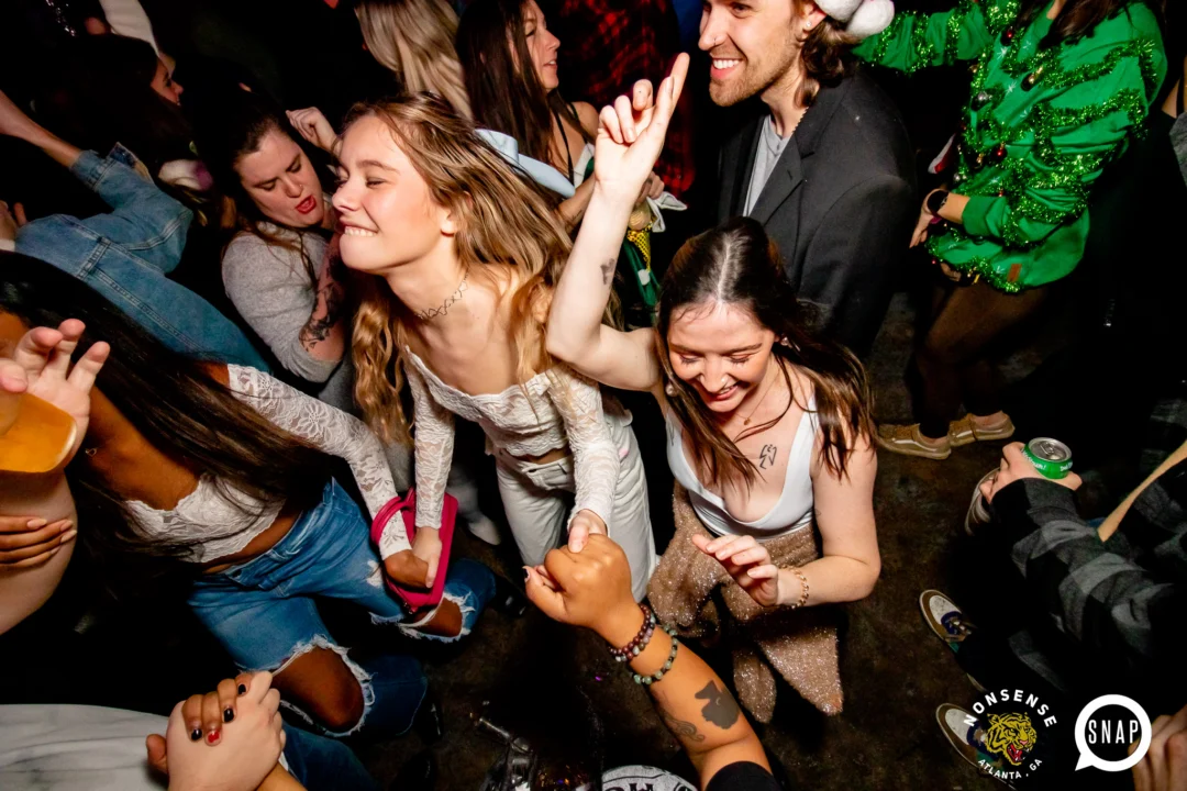 Nonsense Holiday Party 2023 - Kimber was the DJ - Pics: @hellacurious for Oh Snap Kid